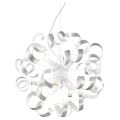 Ideal Lux - Suspension filaire VORTEX 6xE14/40W/230V d. 53 cm argent/patine